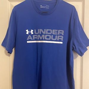 Blue Under Armour Graphic Tee